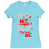 rock's not dead you are Ladies Fitted T-Shirt