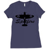 spitfire plane Ladies Fitted T-Shirt