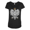 polish eagle Maternity Scoop Neck T-shirt