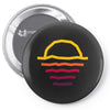 sunset line Pin-back button