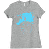 water planet global warming world ocean banksy nature graphic Ladies Fitted T-Shirt