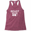 beast mode on Racerback Tank