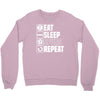 eat sleep spurs Crewneck Sweatshirt
