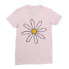 flower Ladies Fitted T-Shirt