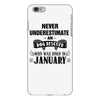 never underestimate an old man who was born in january iPhone 6/6s Plus Case