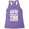 this is perfect for lake days! Racerback Tank