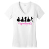 Squadgoals Princess Women's V-Neck T-Shirt
