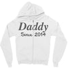 personalised daddy (2) Zipper Hoodie