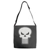 the punisher long sleeves Adjustable Strap Totes