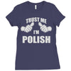 trust me i'm polish Ladies Fitted T-Shirt