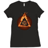 the all seeing eye Ladies Fitted T-Shirt
