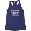 i gave up thinking Racerback Tank