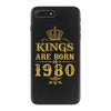 kings are born in 1980 iPhone 7 Plus Case