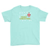 santa peeing merry christmas Youth Tee