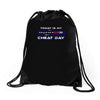 cheat day Drawstring Bags