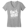 rock music r4 Women's V-Neck T-Shirt