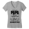 I'm Called Papa Because I'm Way Too Cool To Be Called Grandfather Women's V-Neck T-Shirt