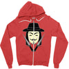 v for vendetta Zipper Hoodie
