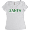 santa i'm a big fun Women's Triblend Scoop T-shirt