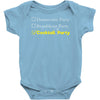 cooktail party Baby Onesie