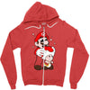 mario licking toad Zipper Hoodie