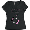 Creating a Little Disney Magic Pink Glitter Women's Triblend Scoop T-shirt