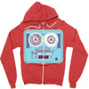 reel to reel Zipper Hoodie