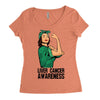 liver cancer awareness can do it Women's Triblend Scoop T-shirt