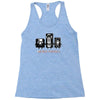 never forget casette diskette Racerback Tank