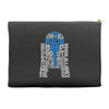 r2d2 typography Accessory Pouches