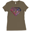 Galaxy diamond Ladies Fitted T-Shirt