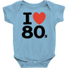 i love 80's Baby Bodysuit