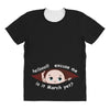 March Peeking Out Baby Boy All Over Women's T-shirt