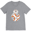 calavera droid V-Neck Tee
