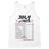 July Girl Facts Cancer Tank Top