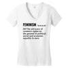 Feminism Noun Women's V-Neck T-Shirt