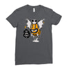 monster i will bee bat Ladies Fitted T-Shirt