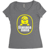 banana minion despicable nana Women's Triblend Scoop T-shirt