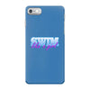 swim like a girl neon iPhone 7 Case