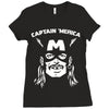 captain 'merica Ladies Fitted T-Shirt