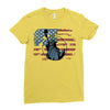 us flag Ladies Fitted T-Shirt