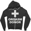 orgasm donor Zipper Hoodie