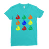 color ful Ladies Fitted T-Shirt