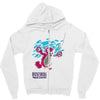 breaking bear Zipper Hoodie