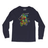 mega turtles Long Sleeve Shirts