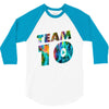 team 10 colorful 3/4 Sleeve Shirt