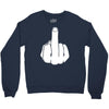 middle finger Crewneck Sweatshirt