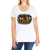 where the halflings are Ladies Curvy T-Shirt