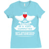 I Am Actually In A Very Commited Relationship Ladies Fitted T-Shirt