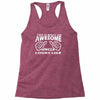 this is what an awesome uncle looks like   mens funny father's day Racerback Tank